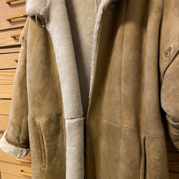 Fendi vintage coat leather & sheepskin medium - Picture 7 of 16